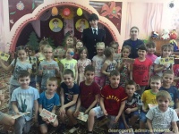 Гости из пожарной охраны в детском саду «Дюймовочка» - 4