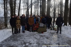 Митинг, возложение цветов и венков к памятному знаку на месте сожженной в годы Великой Отечественной