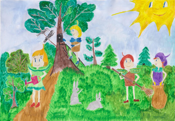 конкурс детского рисунка «Забота о природе – дело семейное» - фото - 1