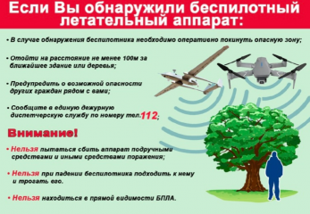 памятка о порядке действий населения при обнаружении беспилотных летательных аппаратов (БПЛА) - фото - 2