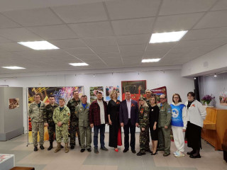открытие выставки «Война глазами поисковиков» - фото - 3