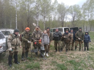 поисковые отряды «Высота» и «Хослав» провели масштабную поисковую экспедицию, посвящённую 80-летию победы в Великой Отечественной войне - фото - 5