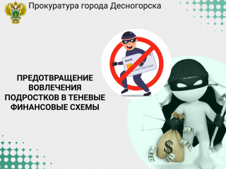 презентация предотвращение вовлечения несовершеннолетних в теневые финансовые схемы - фото - 1