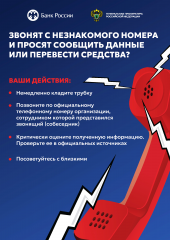 звонят С НЕЗНАКОМОГО НОМЕРА И ПРОСЯТ СООБЩИТЬ ДАННЫЕ ИЛИ ПЕРЕВЕСТИ СРЕДСТВА - фото - 1