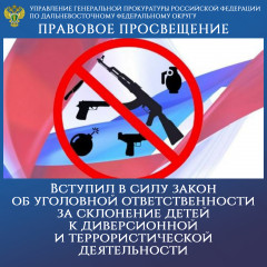 прокуратура разъясняет: ответственность за склонение детей к террористической деятельности - фото - 1