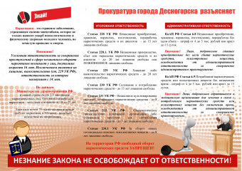 прокуратура города Деногоска разъясняет - фото - 1