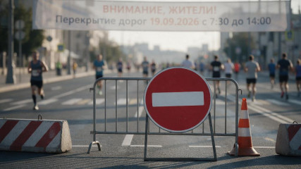 внимание! ВРЕМЕННОЕ ОГРАНИЧЕНИЕ ДВИЖЕНИЯ ТРАНСПОРТА - фото - 1
